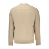 Beige Cotton Men Sweater - Image 2