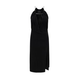 Midi Dress with halter neckline