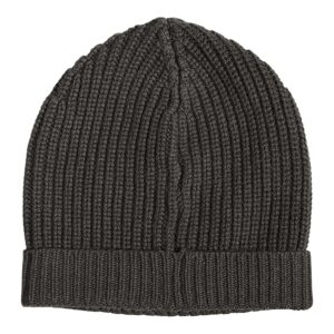Dark Gray Cashmere Knit Winter Beanie Hat