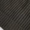 Dark Gray Cashmere Knit Winter Beanie Hat - Image 4