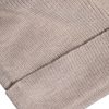 Beige Cashmere Knitted Winter Beanie Hat - Image 5