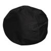 Black Cotton Newsboy Capello Cabbie Hat - Image 6