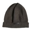 Green Wool DG Plaque Knitted Winter Beanie Hat - Image 2