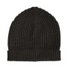 Dark Gray Cashmere Knit Winter Beanie Hat - Image 5
