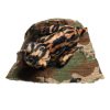 Multicolor Leopard Embellish Wide Brim Bucket Hat - Image 2