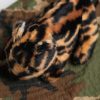 Multicolor Leopard Embellish Wide Brim Bucket Hat - Image 6