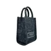 Athena Barocco Mini Top Handle Tote Crossbody Bag Black - Image 2