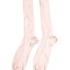 Ivory Cotton Stretch Logo Over Calf Socks - Image 4