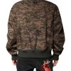 Brown Camouflage Bomber Full Zip Jacket - Image 3