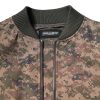 Brown Camouflage Bomber Full Zip Jacket - Image 4