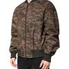 Brown Camouflage Bomber Full Zip Jacket - Image 5