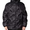 Black Hooded Parka Coat Winter Jacket - Image 2