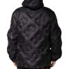 Black Hooded Parka Coat Winter Jacket - Image 4