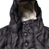 Black Hooded Parka Coat Winter Jacket - Image 5