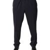 Black Wool Mid Waist Dress Pants - Image 2
