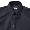 Black Cotton GOLD Men Dress Formal Shirt - Image 5