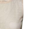 Ivory Nylon Logo See Through Sleeveless Tank Top - Image 3
