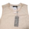 Ivory Nylon Logo See Through Sleeveless Tank Top - Image 5
