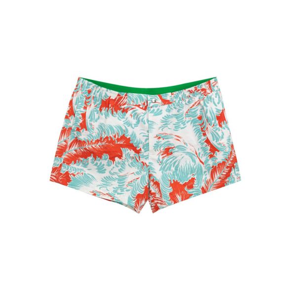 White Polyamide Swim Short