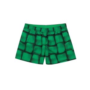Green Polyamide Swim Short