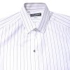 White Stripes Cotton GOLD Formal Dress Shirt - Image 5