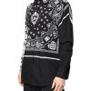 Black White Bandana MARTINI Men Dress Shirt - Image 3