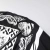 Black White Bandana MARTINI Men Dress Shirt - Image 7