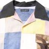 Multicolor Patchwork Short Sleeve Shirt - Image 5