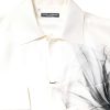 Ivory Silk Long Sleeves Men Casual Shirt - Image 5
