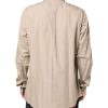 Beige Pin Up Print MARTINI Men Casual Shirt - Image 4
