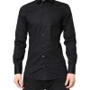 Black GOLD Cotton Long Sleeves Dress Shirt - Image 2