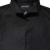 Black Cotton Long Sleeves Formal Dress Shirt - Image 5
