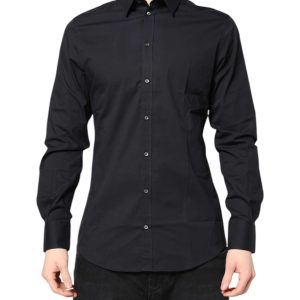 Black GOLD Cotton Long Sleeves Dress Shirt