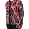 Red Mohair Wool Button Down Cardigan Sweater - Image 3