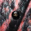 Red Mohair Wool Button Down Cardigan Sweater - Image 8