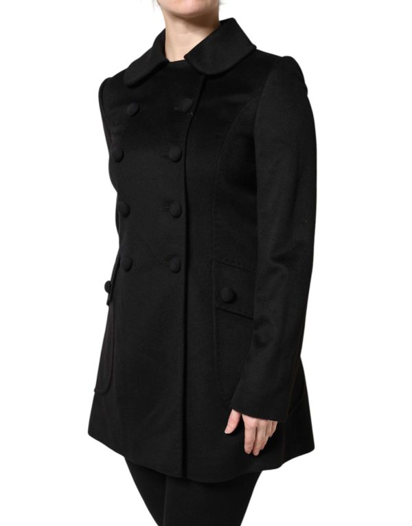 Black Wool Sartoria Italiano Blazer Jacket - Image 3