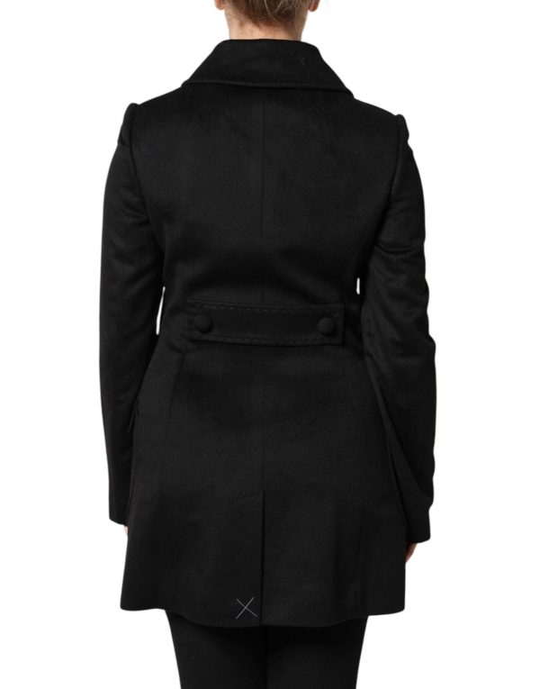 Black Wool Sartoria Italiano Blazer Jacket - Image 4