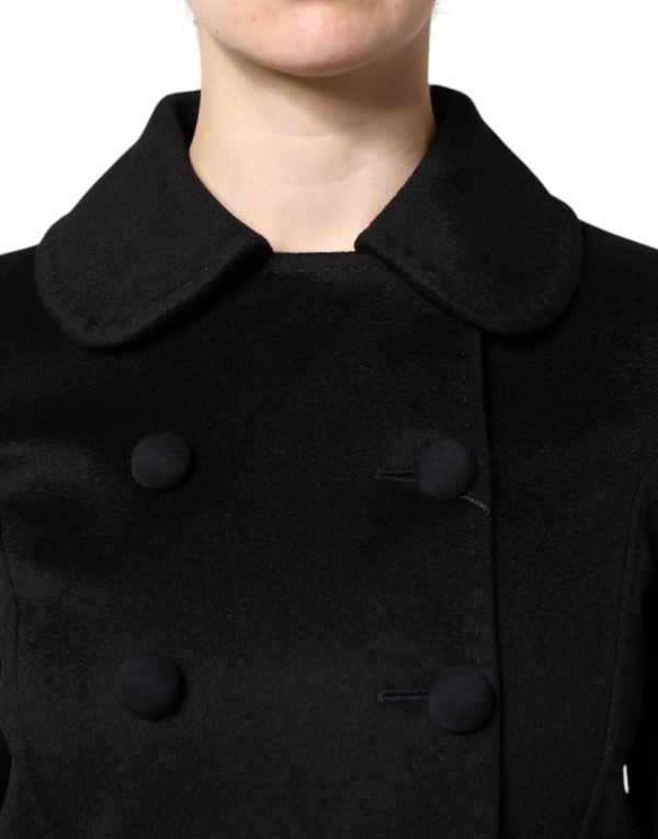Black Wool Sartoria Italiano Blazer Jacket - Image 6
