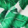 White Green Leaf High Waist Pants - Image 7