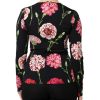Black Floral Long Sleeve Women Blouse Top - Image 4
