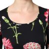 Black Floral Long Sleeve Women Blouse Top - Image 5