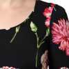 Black Floral Long Sleeve Women Blouse Top - Image 7