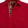 Red Cotton Collared Polo Shirt - Image 2