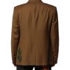 Brown MARTINI Single Breasted Coat Blazer - Image 4