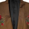 Brown MARTINI Single Breasted Coat Blazer - Image 5