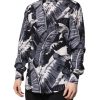 Multicolor GOLD Cotton Banana Leaf Print Shirt - Image 3