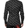 Black GOLD Instrument Embellished Shirt - Image 4
