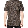 Multicolor Camouflage Button Down GOLD Shirt - Image 2