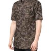 Multicolor Camouflage Button Down GOLD Shirt - Image 3