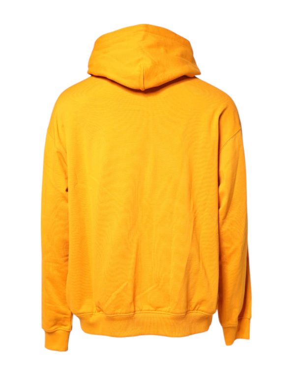 Yellow Full Zip Hooded Sweatshirt Sweater - Image 4